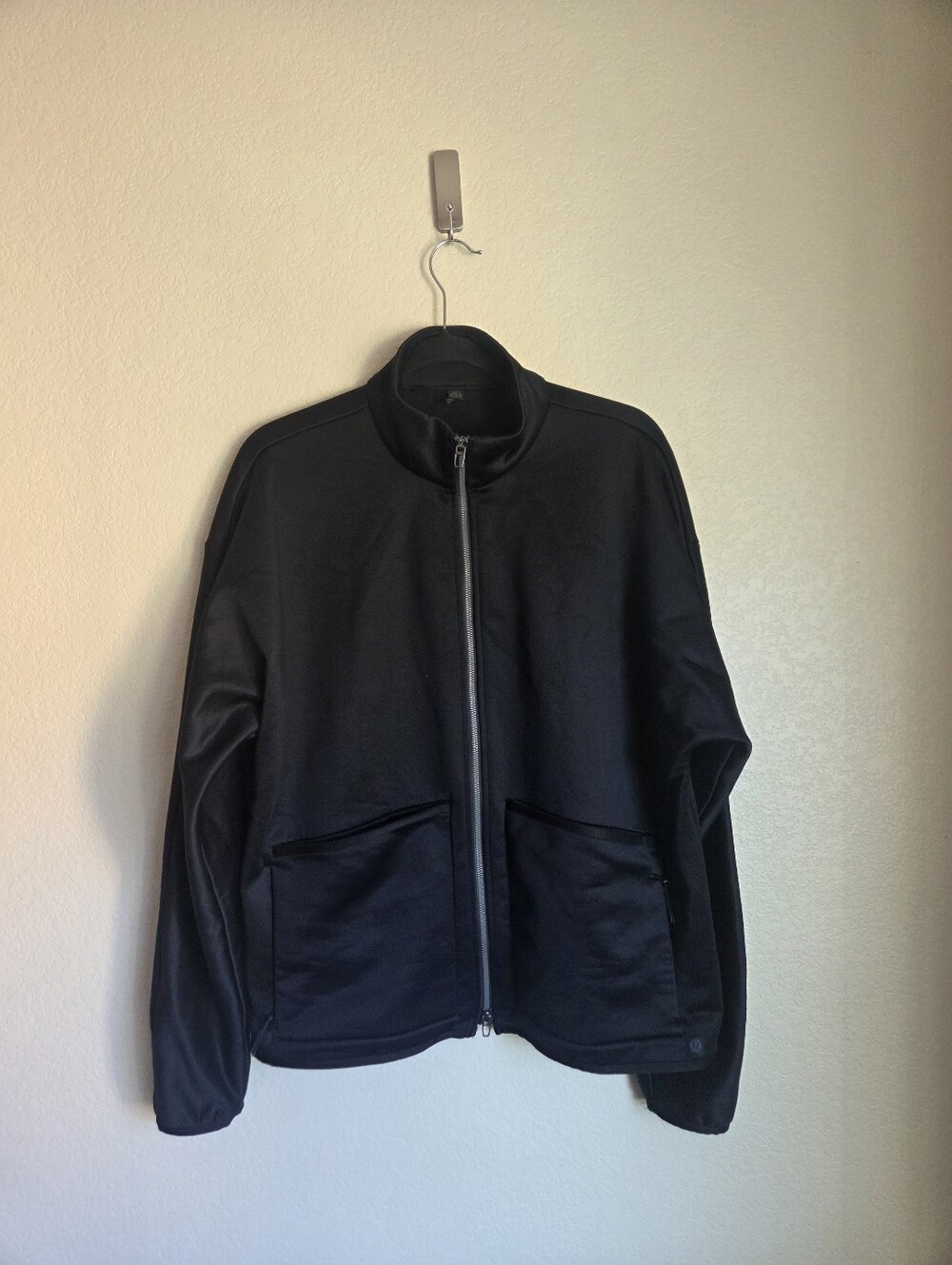 Lululemon Lab Fleece Track Jacket Black Size Large